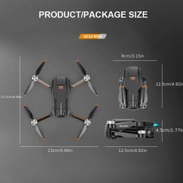 AE10 Drone HD Dual Camera, Brushless Motor, Hold Folding Quadcopter With GPS Remote Control Aircraft, Toys Gift UAV