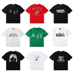 Designer Mens T shirts Luxury Womens Letters Printed Loose Tees Tops Fashion Man T-shirt Casual shirts Short Sleeves Hip Hop Streetwear shirts Size S-XL