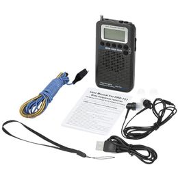 Accessories Ffyyhanrongda Hrd737 Portable Radio Aircraft Band Receiver Fm/am/sw/ Cb/air/vhf Radio World Band with Lcd Display Alarm Clock