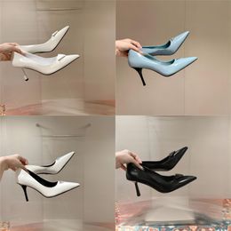 Designer sandals high heels branded shoes professional women's shoes wedding shoes women's banquet shoes luxury shoes white pink blue boat shoes patent leather