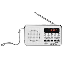 Radio L938 Mini Fm Radio Digital Portable 3w Stereo Speaker Mp3 Audio Player W/ 1.5 Inch Display Screen Support Usb Drive Aux Tf Card