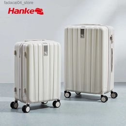 Suitcases Best Spinner Luggage Suitcase PC Trolley Case Travel Bag Rolling Wheel Carry-On Boarding Men Women Luggage Trip Journey H80002 Q240115