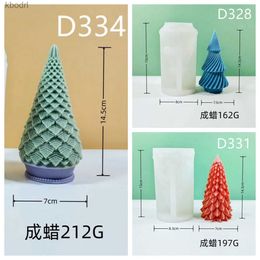 Craft Tools 3 Big Christmas Tree Candle Silicone Mold Gypsum form Carving Art Aromatherapy Plaster Home Decoration Mold Gift Handmade YQ240115