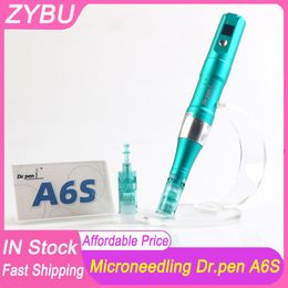 Wireless Microneedle Roller Dr.pen A6S Skin Care Face MTS Beauty Machine Professional Dermapen Meso Therapy Stamp Derma Dr Pen Facial Rejuvenation PMU Tools