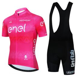 Tour Giro dItalia Cycling Jersey Sets Mens Bicycle Short Sleeve Clothing Bike Maillot Bib Shorts 240113
