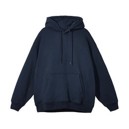 Mens Hoodies Sweatshirts 320G Heavy Cotton Solid Colour Couple Hoodie Base Plover All Autumn And Winter Fashion Drop Delivery Ot4Eo