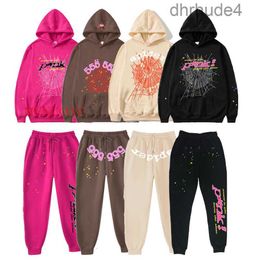 Spider Tracksuit Sp5der Hoodie Man Young Thug 555555 Designer Sweatshirt Two-piece with Womens Spiders 555 YEAN 2WM3 2WM3