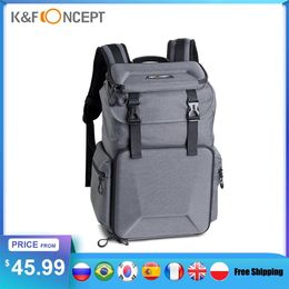 accessories K&f Concept Camera Backpack Waterproof Photography Camera Bag Mochila Fotografia with Removable Divider Lock Camera Bag