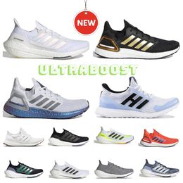 2024 Ultraboosts 20 UB Men Casual Running Shoes Trainer 6.0 4.0 5.0 Ultra Core Triple Black White Solar Blue Metallic Tech Indigo Purple Dash Grey Outdoor Sneakers Runner