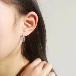 Hoop Earrings Retro Ethnic Style Hollow Flower Female Exquisite Unique Charm Party Wedding Jewelry Gift