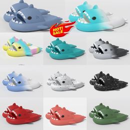 GAI GAI GAI 2024 New Designer Shoes Woman Sandal Summer Slippers for Men Couples Indoor Outdoor Shark Slides Thick Soled Shoes Kids Flat Sandals Gradient Flip Flops