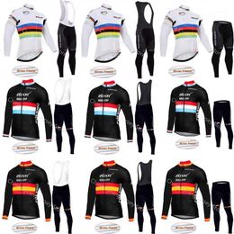 Quick Step 2021 Pro Team Cycling Jersey Winter Long Sleeve Thermal Fleece Bike Clothing Maillot Ropa Ciclismo A081228n