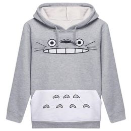 Raisevern 3D Thick Sweatshirt Harajuku Cartoon Totoro Animal cat Print Women Cosplay Suit Hoodie Spring Autumn Outside Clothes cot283O