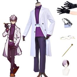 Anime Costumes Jibaku Shounen Toilet-bound Hanako kun Tsuchigomori Cosplay Tsuchigomori Wig Glass236h