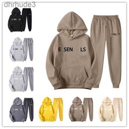 Ess Designers Tracksuit Hooded Tracksuits Loose Suit Letter Printing Big Name Luxury Sports Garment Two Piece Men and Women Wear the Same Clothes HXT4