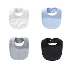4 pezzi di cotone di alta qualità bavaglino saliva asciugamano tinta unita nato sacchetto di riso assorbente per bambini 240115