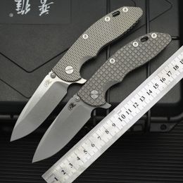 Hinderer XM18 Складной нож Титановый сплав TC4 Ручка 14C28N Стальное лезвие Карманные ножи Тактический мультитул Ручные инструменты для охоты, рыбалки и выживания 493