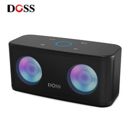 Speakers DOSS SoundBox Plus Portable Wireless Speaker Bluetooth Sound Box TWS 16W Stereo Deep Bass Loudspeaker Music Box Computer Speaker