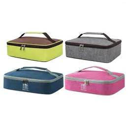 Storage Bags Thermal Insulated Lunch Box Food Container For Men Women Work School Travel