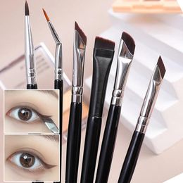 Makeup Brushes 1/6PCS Eyes Set Soft Small Angle Contouring Eyebrow Eyeliner Brush Professional Portable Detail Tool