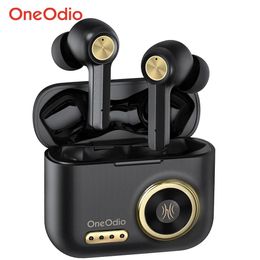 Accessories Oneodio F2 Bluetooth Earphones HiFi Stereo Wireless Earbuds With Microphone 48Hrs Playtime TWS Retro Bluetooth 5.0 Headset AAC