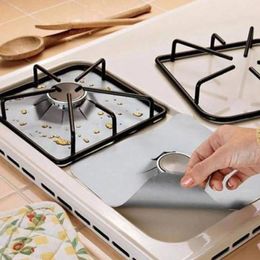 Table Mats Durable Gas Stove Protectors Mat Reusable Burner Cover Protection Kitchen Gadgets Waterproof Oil-proof