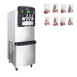 Machine Automatic Frozen Fruit Dessert Machine Fruit Ice Cream Machine Maker Milk shake 220v110v 7-day no cleaning Cold system