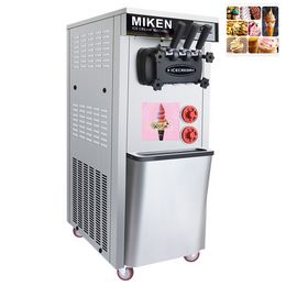 LINBOSS Italian Vertical Economic tabletop Stainless Steel Commercial Automatic Soft Serve Ice Cream Maker Machine