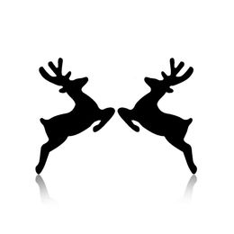 Cute Deer Animal Earrings Small Snowflakes, Christmas Trees, Pumpkin, Ghost Children's Ear Accessories