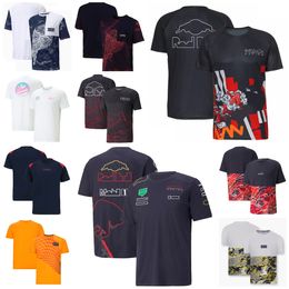 Racing define uma nova temporada F1 Racing T-shirt Formula 1 Roupas de fábrica de verão Mangas curtas de verão