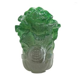 Tea Pets Colour Changeable Pet Resin Cabbage Zisha Chinese Lucky Figurine Table Teaware Home Decor Accessories Lover Gift