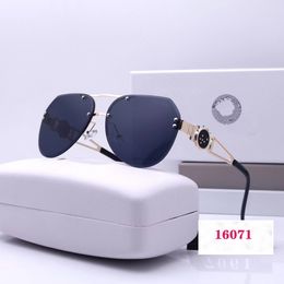 Designer sunglasses Unisex Glasses Luxury frameless twin-beam PC lens Fashion Trend Travel Casual Goggles Glasses vveess Letters