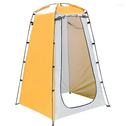 Tents And Shelters Room Tent Changing Polyester Portable Shower Privacy Shelter Silver Toilet Ultra-light Waterproof Dressing