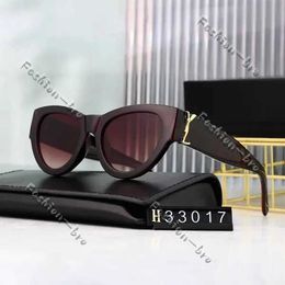 Ysl Sunglasses Yslity Classic Luxury Sunglasses for Women Designer Cat-eye Glasses Sheet Men's Street Photo Uv400 Protection Sunglasses LOQ3