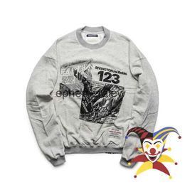 Men's Hoodies Sweatshirts Grey RRR123 Sweatshirts Men Women 1 1 Top Quality Vintage Comic Print RRR 123 Crewneck Hoodieephemeralew