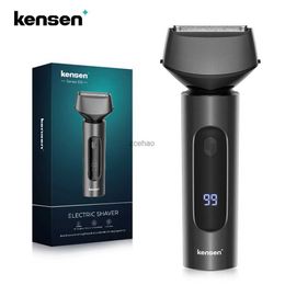 Electric Shaver Kensen Electric Shaver for Men Professional Beard Trimmer Razor Mini Shaver Wet/Dry Shaving 3D Floating Blade USB Rechargeable