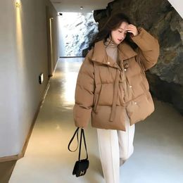 Women's Trench Coats Parkas Winter Warm Jacket 2024 Down Cotton Women Casual Loose Puffer Student Outwear Snow Wear Jackets