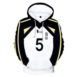 Anime Haikyuu Akaashi Keiji Bokuto Koutarou Cosplay Costume 3D Print Fukurodani Academy Funny Hoodie Men Women Casual Sweatshirt2657