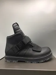 23SS Full BLACK BKstock Customised Men Genuine Leather Designer Boots Flat Trainer Real Picture Boutique Handmade BOTAS