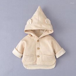 Jackets Kid Coat Children Clothes Baby Autumn And Winter Hoodie Top Boys Girls Warm Lovely Windbreaker Cotton