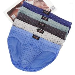 Underpants 5Pcs Cotton Mens Briefs Plus Size Underwear Panties Men's Breathable Sexy Comfortable Shorts