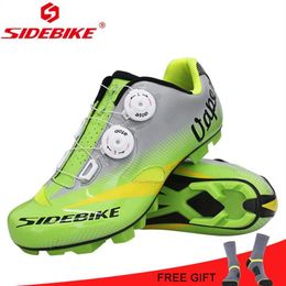 Footwear Sidebike Men Mtb Shoes Selflocking Mountain Bike Cycling Shoes Professional Bicycle Sneakers Zapatos Mtb Hombre Ciclismo