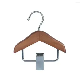 Hangers Versatile Clothes Hanger Premium Wood Mini Set With Non-slip Clips For Baby Pet Pants Skirts Slacks