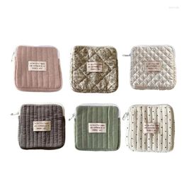 Storage Bags Multifunction Sanitary Pad Flower Pattern Reusable Napkin