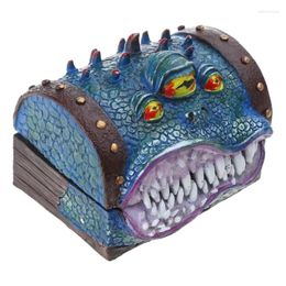Jewellery Pouches Mimic Dices Chest Storage Box For Dungeons Dragons Players RPG Gaming