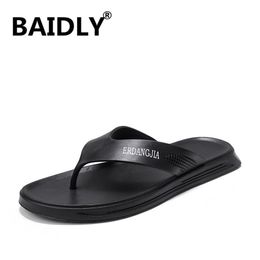 Mens Beach Flip Flops Fashion Slip on Men Sandals Anti Slip Bath Shower Male Footwear Zapatillas Hombre2370