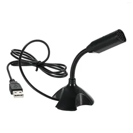 Microphones USB Microphone Voice Chatting Omnidirectional 360 Degree Adjustable Recording Laptop Desktop Noise Cancelling For Computer