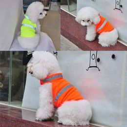 Dog Apparel Pet Reflective Safety Night Vest Breathable High Visibility For Outdoor Work Walking Hunting Puppy Clothes