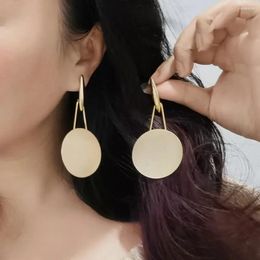 Dangle Earrings 18K Gold Plated Hoop For Women S925 Sterling Silver Fine Jewelry Girls Fashion Earring