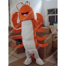 High Quality Shrimp Mascot Costume Cartoon theme character Carnival Unisex Halloween Carnival Adults Birthday Party Fancy Outfit For Men Women